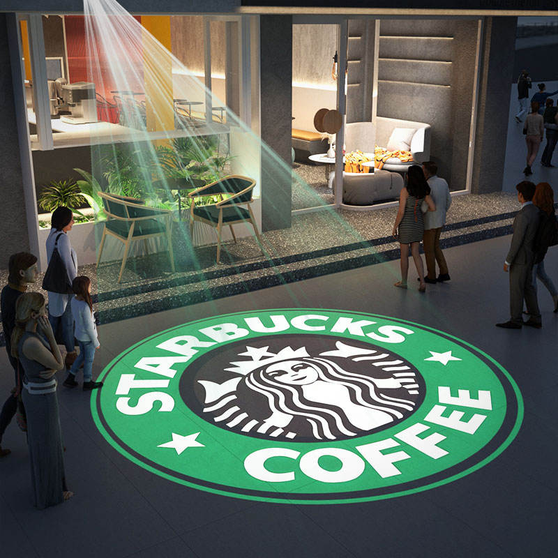 Logo Projector Free Custom Advertising Lights 150W Led Gobo Light Business Sign Wall Projection Lamp Outdoor Waterproof IP67
