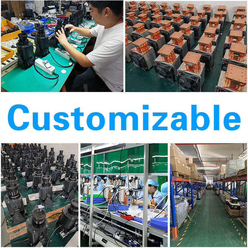 Logo Projector Free Custom Advertising Lights 150W Led Gobo Light Business Sign Wall Projection Lamp Outdoor Waterproof IP67