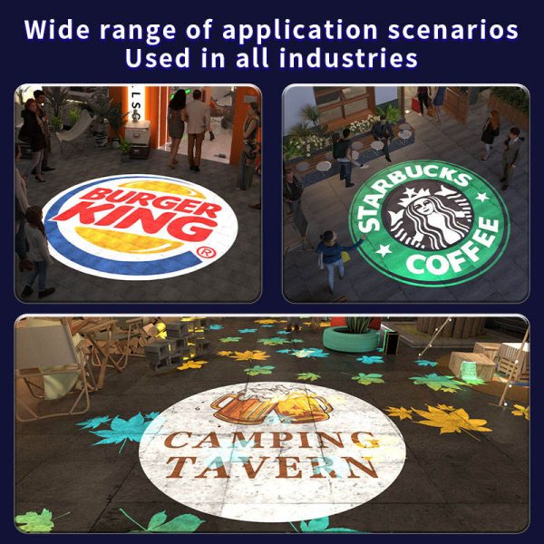 Logo Projector Free Custom Advertising Lights 150W Led Gobo Light Business Sign Wall Projection Lamp Outdoor Waterproof IP67 - Image 4